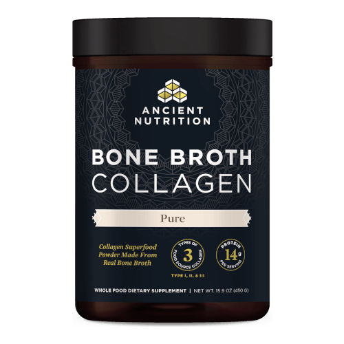 Ancient Nutrition Bone Broth Collagen Pure 30 Servings Powder