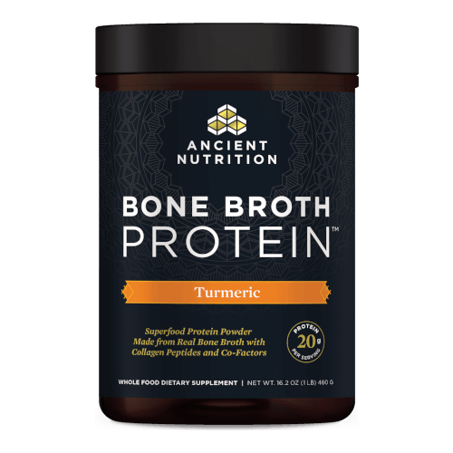 Ancient Nutrition Bone Broth Protein Turmeric 20 Servings Powder