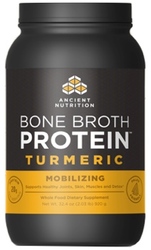 Ancient Nutrition Bone Broth Protein Turmeric 40 Servings Powder