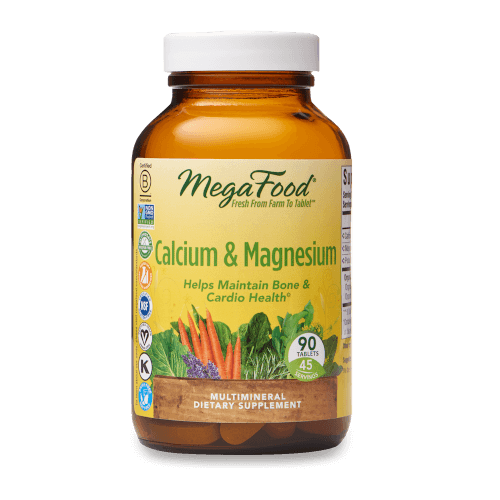 MegaFood Calcium and Magnesium  90 Tablets