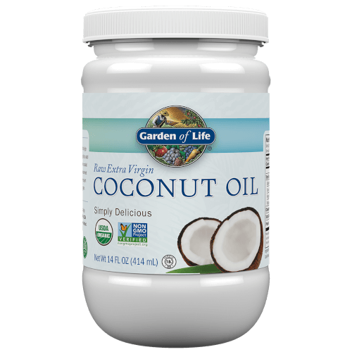 Garden of Life Coconut Oil Extra Virgin  14 oz BPA-Free Plastic Jar
