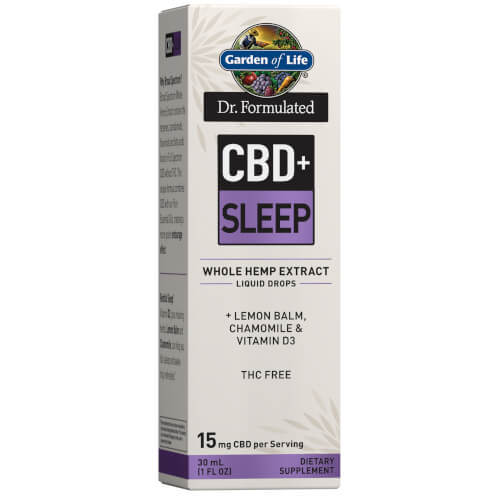 Garden of Life Dr Formulated CBD plus Sleep 15 mg Drops 1 oz