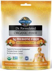 Garden of Life Dr Formulated Organic Fiber  223 gram Citrus Powder