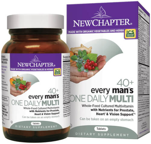 New Chapter Every Man One Daily 40 Plus  96 Tablets