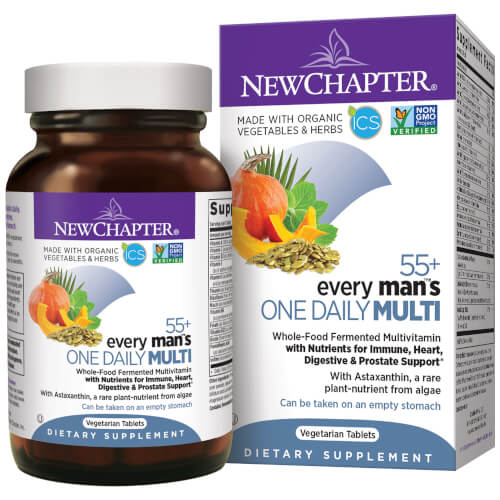 New Chapter Every Man One Daily 55 Plus  96 Tablets