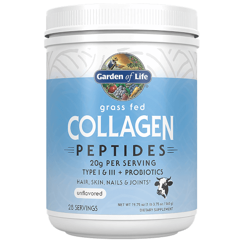 Garden of Life Grass Fed Collagen Peptides Unflavored 560 gram Powder