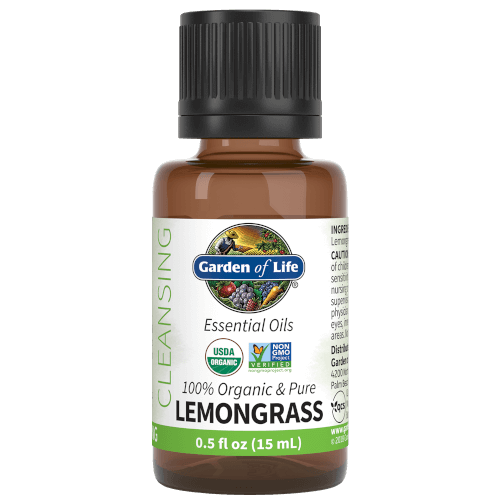 Garden of Life Lemongrass Organic 15 ML Essential Oil