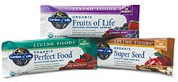 Garden of Life Living Foods Bars  Perfect Food  Box of 12 Bars