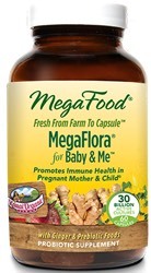 MegaFood MegaFlora for Baby and Me  60 Capsules
