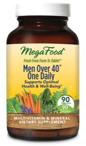 MegaFood Men Over 40 One Daily  90 Tablets
