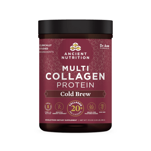Ancient Nutrition Multi Collagen Protein Cold Brew 40 Servings Powder