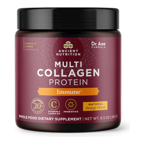 Ancient Nutrition Multi Collagen Protein Immune Support Orange 15 Servings Powder