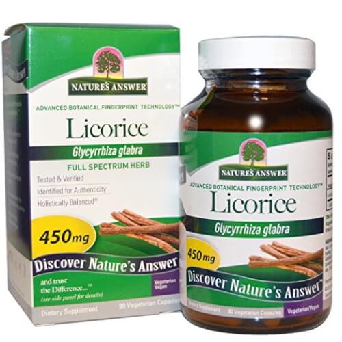 Health Food Emporium Natures answer Licorice Root 450 mg 90 Capsules
