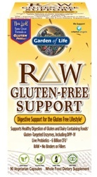 Garden of Life RAW Gluten Free Support  90 Capsules