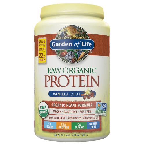 Garden of Life Raw Organic Protein  Vanilla Chai 580 gram powder