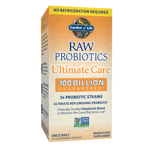 Garden of Life RAW Probiotics Ultimate Care Shelf Stable 30 Capsules