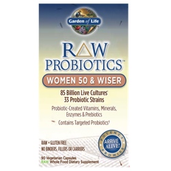 Garden of Life RAW Probiotics Women 50 and Wiser  90 Capsules 
