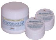 Products of Nature Relevamine GS Glucosamine Sulfate Cream with MSM   Combo 3 1/2 oz.  and two 1/4 oz