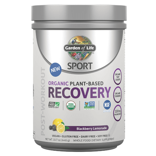 Garden of Life SPORT Organic Plant-Based Recovery Blackberry Lemonade 446 gram powder