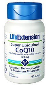 Life Extension Super Ubiquinol CoQ10   100 mg 60 Softgels
