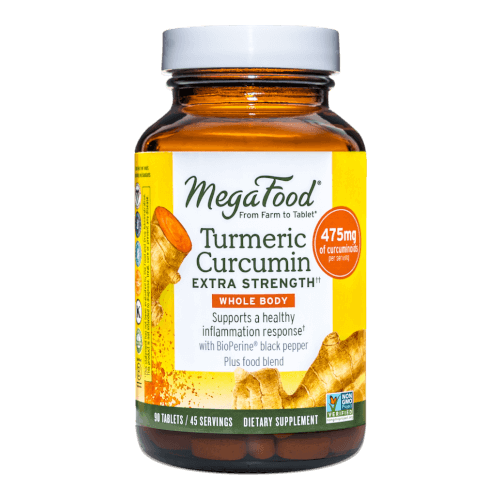 MegaFood Turmeric Strength for Whole Body  90 Tablets
