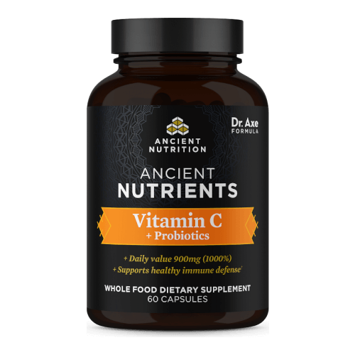 Ancient Nutrition Vitamin C plus Probiotic  60 Capsules
