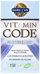 Garden of Life Vitamin Code Mens 50 and Wiser  120 capsules