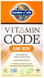  Vitamin Code Raw Iron  30 Capsules