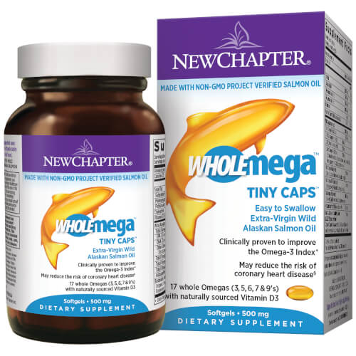 New Chapter Wholemega  500 mg 90 Softgels